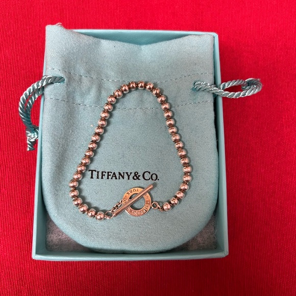 Great Condition Tiffany Signature Bead Bracelet - Picture 2 of 6